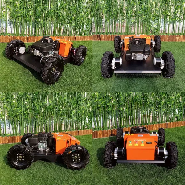 Vigorun Remote Lawn Mower CE/EPA Certified 4-Wheel Drive Petrol Mower for Orchard & Farm Land Clearing photo-2