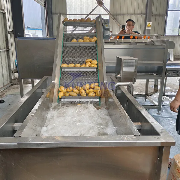 Automatic Potato Chips Production Machine Commercial Potato Crisp Cutting Frying Packing Integrated Processing Machinery EPC photo-5