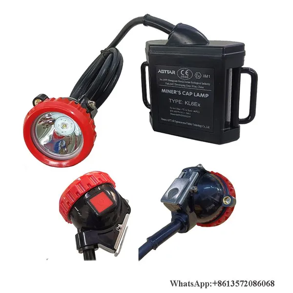 KL6Ex Mine Helmet Safety HeadLamp Rechargeable LED Miner Cap Light for Underground Coal Mine Work
