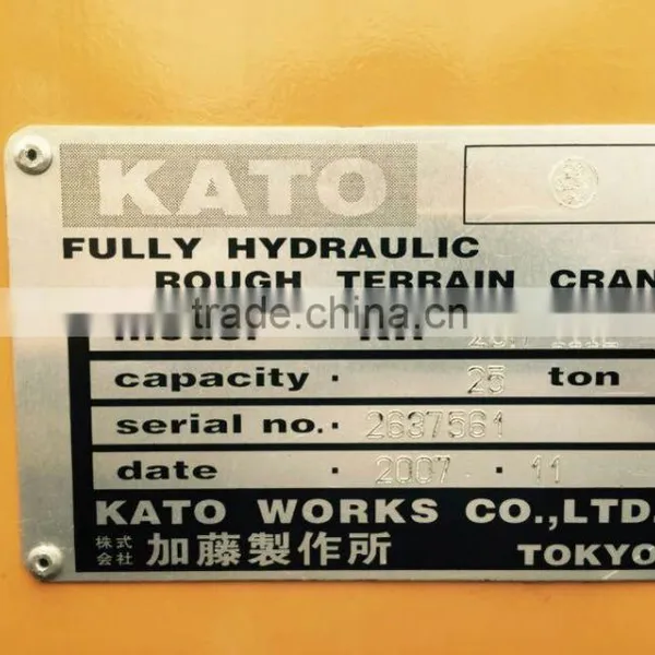New Arrival Original Japan Made Kato Rough Terrian Crane Kr25h-3 Model Kato 25t Rough Crane KR25H KR50 photo-5