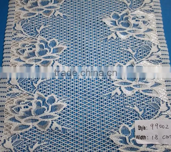 2016 Cheap French Swiss Cotton Lace Material Hot Sale Width 18cm for Underwear photo-4
