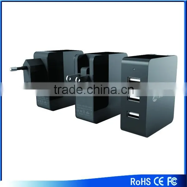 Multi-functional Usb Charger 3 Port Multiple Usb Phone Charger Portable