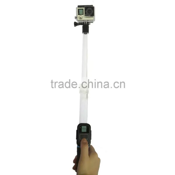 Waterproof Transparent Float Handheld Monopod Selfie Stick for GoPro Hero 1 2 3 4 /SJCAM/XIAOYI CAM photo-3