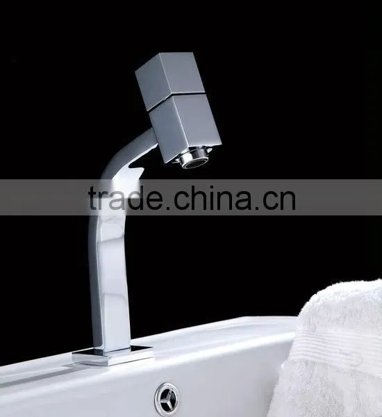 Modern Waterfall Sink Water Faucet,chrome Effect Bath Hot or Cold Tap photo-2