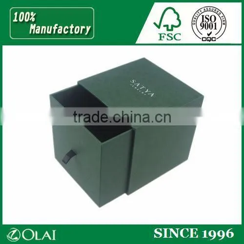Wholesale Logo Printed High-end Wove Paper Watch Box photo-2