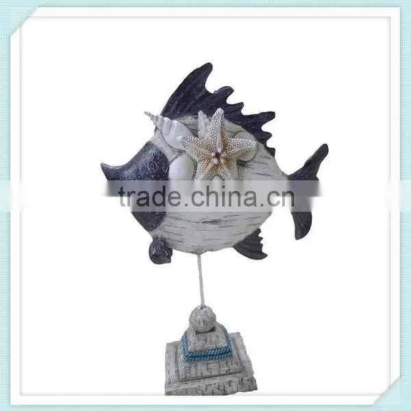Decorative Colorful Resin Fish Sculpture Crafts photo-5