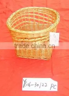 2013 New Product Oval Brown Willow Basket With Handle
