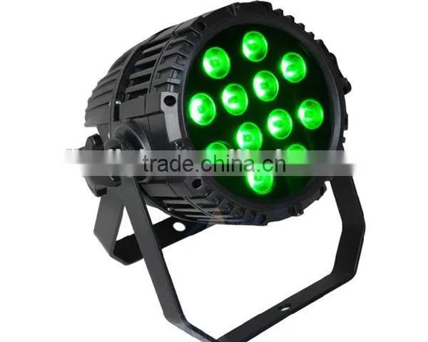 12x15w 5 in 1 Waterproof Outdoor RGBWA LED Par Can DMX512 RGB Stage Disco DJ Lighting Projector photo-5