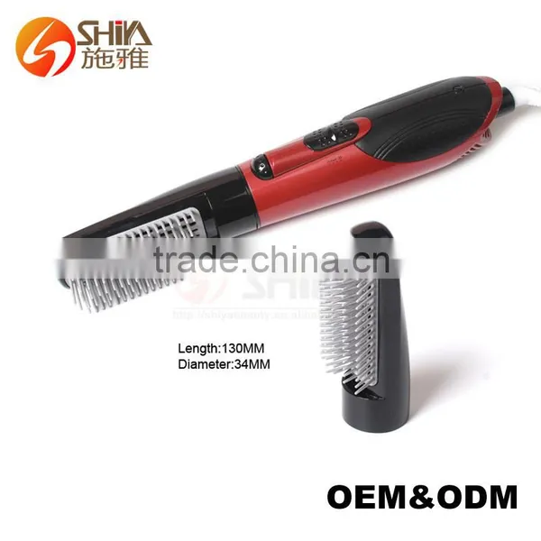 Plastic Bristle Multi-functional Magic Hot Air Styler Roller Brush Pro Salon Hair Dryer Comb And Hair Straightener Factory Quality Choice photo-4