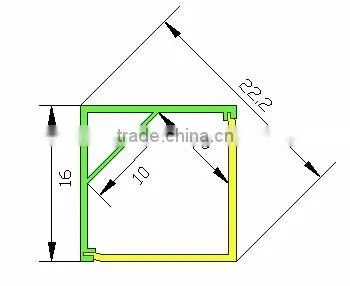 Aluminum Corner LED Profile, Alu Profiles for Led Strip Corner Used SML-ALP005 photo-2