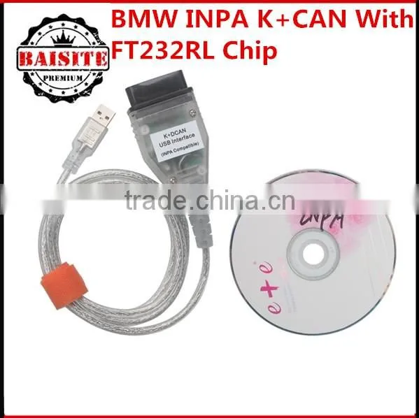High Quality for Bmw Auto Car Diagnostic Tool for Bmw Inpa k Can Usb Interface for Bmw K+dcan Inpa Obd Cable
