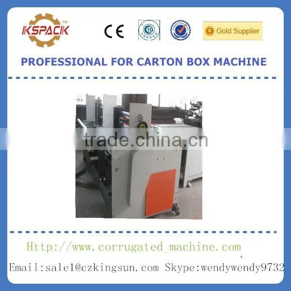 Automatic lead edge paperboard transport feeding machine