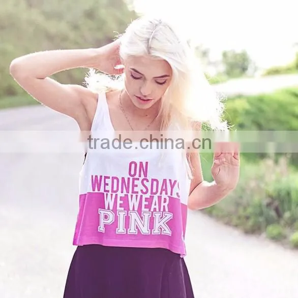 Spring Summer Ladies Fashion Custom Blank Crop Top Plain Wholesale Quality Choice photo-5