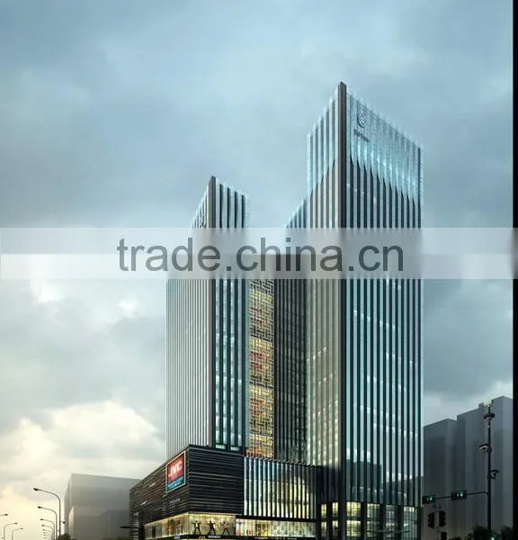 Glass Curtain Wall Design,Deep Fabrication and Installation photo-3