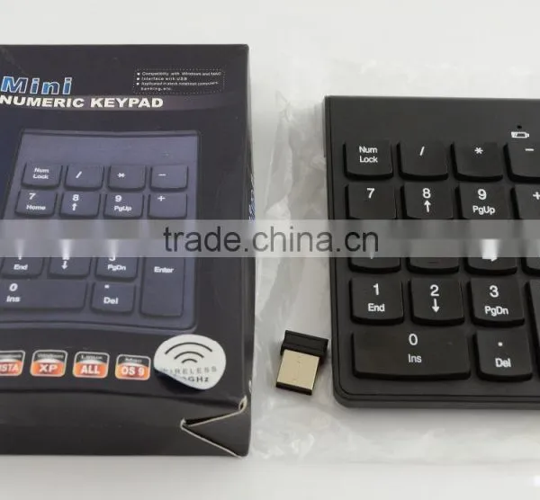 Wifeless 2.4 GHZ Numeric Keypad Small Digital Keyboard photo-6