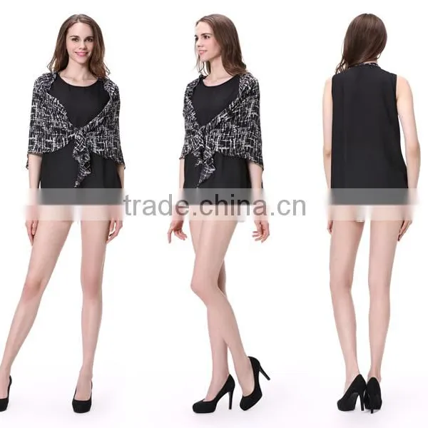 Wholesale Fashion Black Sleeveless Tank Top For Girls photo-4