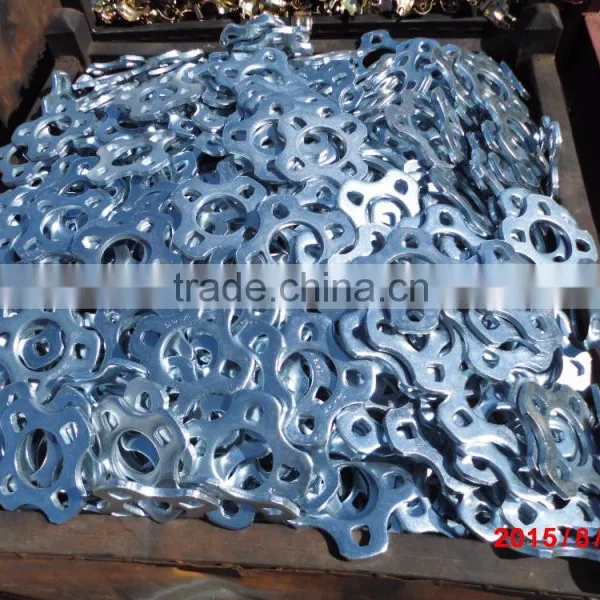 Q235 Gal Zinc Scaffold Ringlock Rossete Flange OEM photo-2