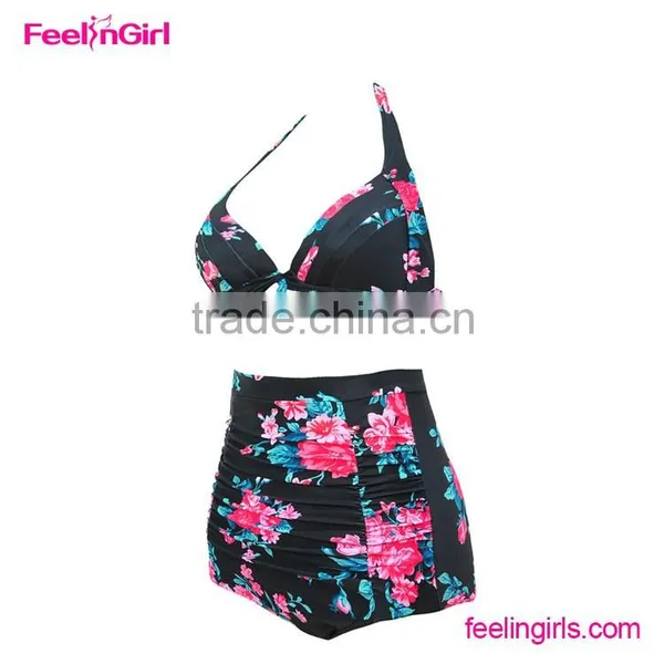 Plus Size High Waist Sexy Mature Bikini Set Supplier's Choice photo-3