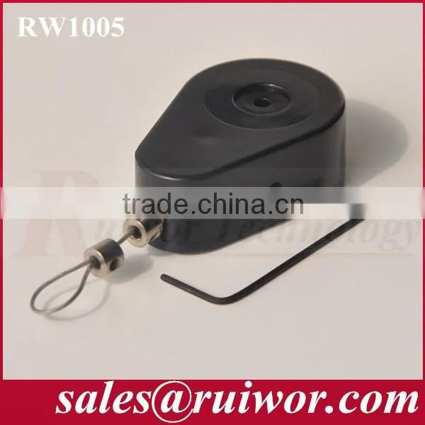 Drop-shaped Burglar-proof Steel Cable Reel Retractable Box With R Ring Terminal Cable End photo-6