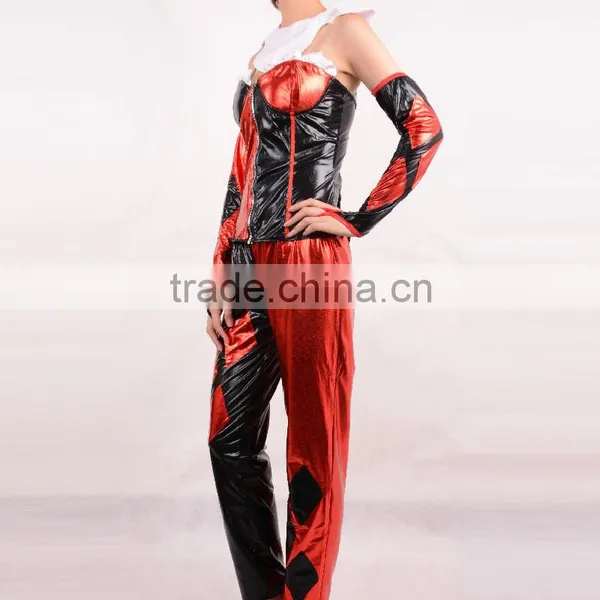 Bat Man Superhero Party Gotham City Harley Quinn Costume Cosplay Catsuit Sexy Halloween Costumes for Women Tight Jumpsuits photo-4