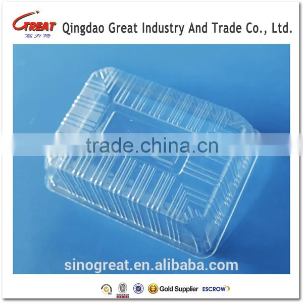 PET Plastic Type and Tray Type Fruit Salad Packaging Tray photo-2