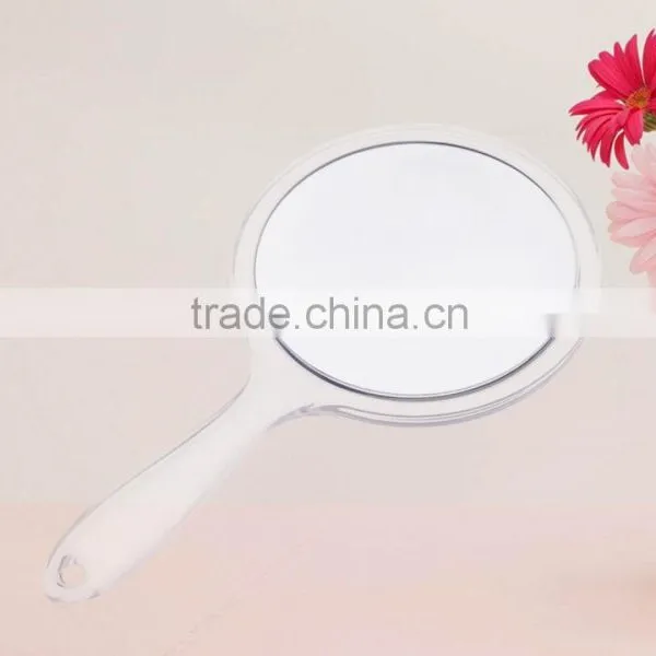 Handheld Mirror Plastic Double Sided Makeup Mirror photo-3