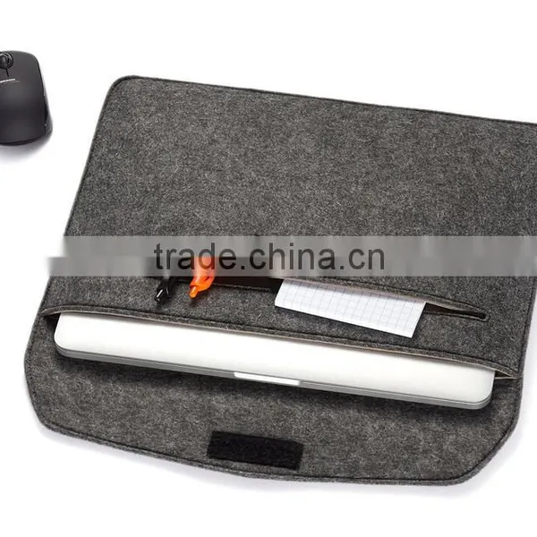 13-13.3" Sleeve Woolen Felt Case Cover Bag For Laptop / Notebook Computer /