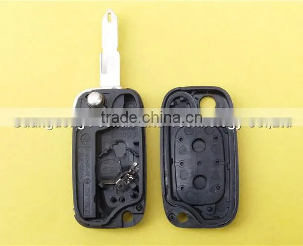 Cheap Folding Key Blank For Renault 2 Button Remote Flip Key Case Fob With 206 Blade photo-6