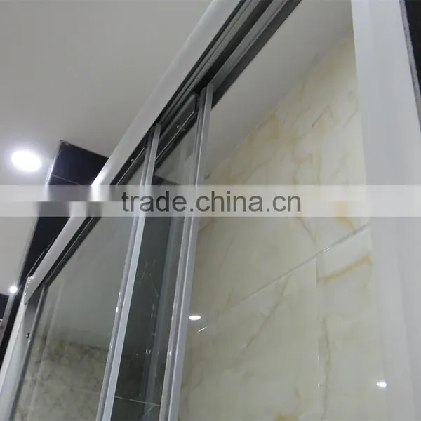 Freestanding Aluminum Building Shower Glass Door D16 photo-4