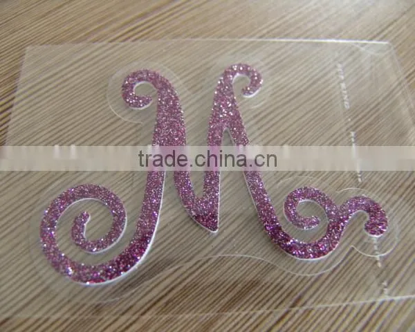 Custom Design Pvc Glitter Sticker,room Decor Promotion Gift Glitter Sticker Sheet photo-4