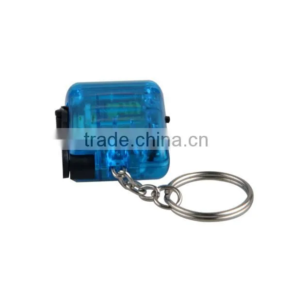 Mini Hand Crank Dynamo Led Keychain Light photo-3