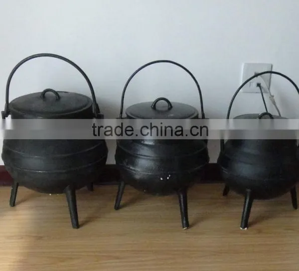 Size 1/4 Mini Cast Iron Black Three Legged Potjie Pot photo-3