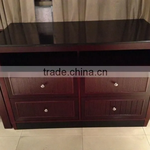 Wooden Furniture Design tv Table Mount for Hotel Furniture photo-2