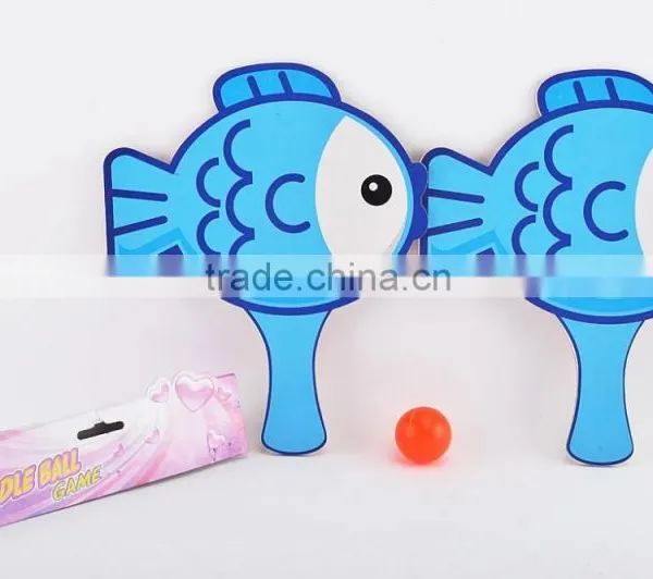 Wooden toys Ping - pong bat