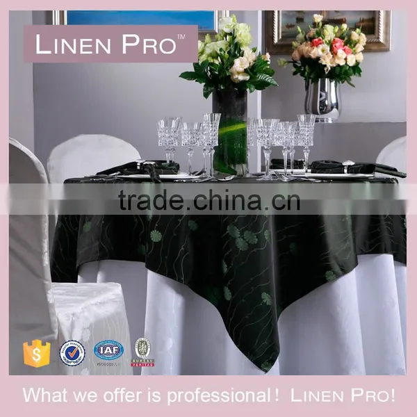 LinenPro Disposable Birthday Tablecloth Christmas Embroidery Tablecloth