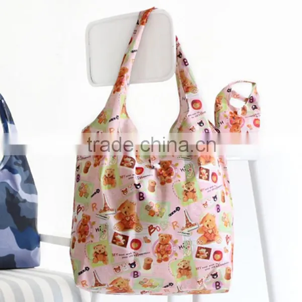 New Design Nylon Foldable Travel Bag Polyester Foldable Shopping Bag photo-2