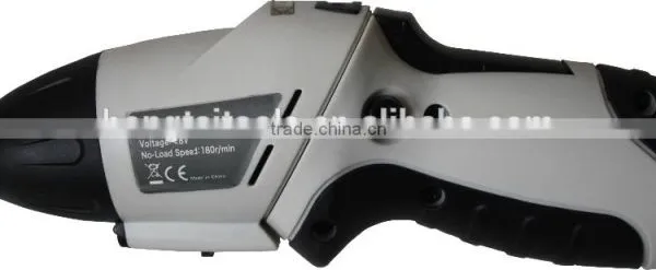 3.6Volt / 4.8Volt Cordless Screwdriver With Folded Handle and LED Light photo-2