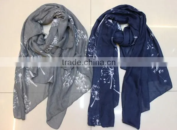 Wholesale Cheap Poly Chiffon Scarf,Lady Scarf,Fashionable Gaze de Paris Scarf