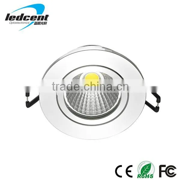 LED Downlight COB 3W Aluminum in White