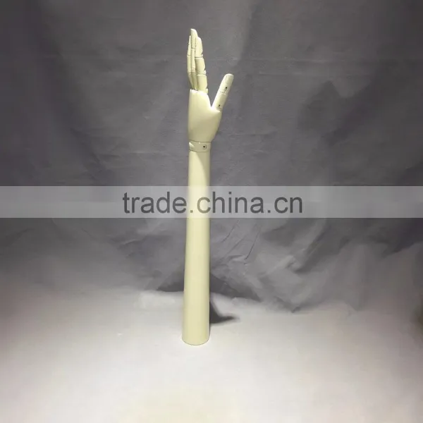 Light Hand Plastic Long Hand Female Wooden Hand Display Heavy Bottom Hand photo-4