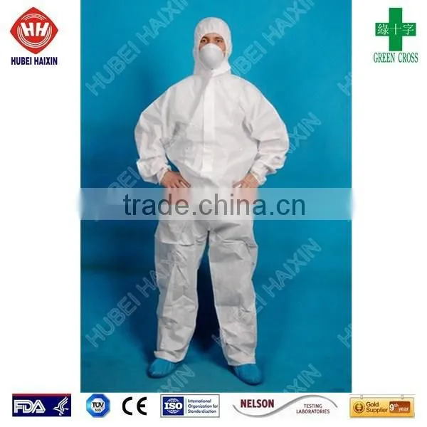 Manufacture Disposable Non Woven Coverall, Medical Coverall
