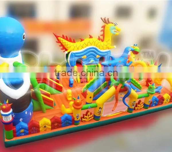 Gaint Inflatable Obstacle Course , Inflatable Park Fun City photo-4