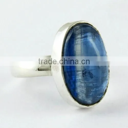 Sea Current !! Blue Kyanite 925 Sterling Silver Ring, Wholesale Silver Jewelry, Silver Jewelry