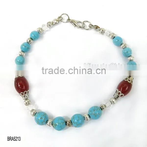 BRA5210 Wholesale Popular Tuiquoise Bracelet photo-4