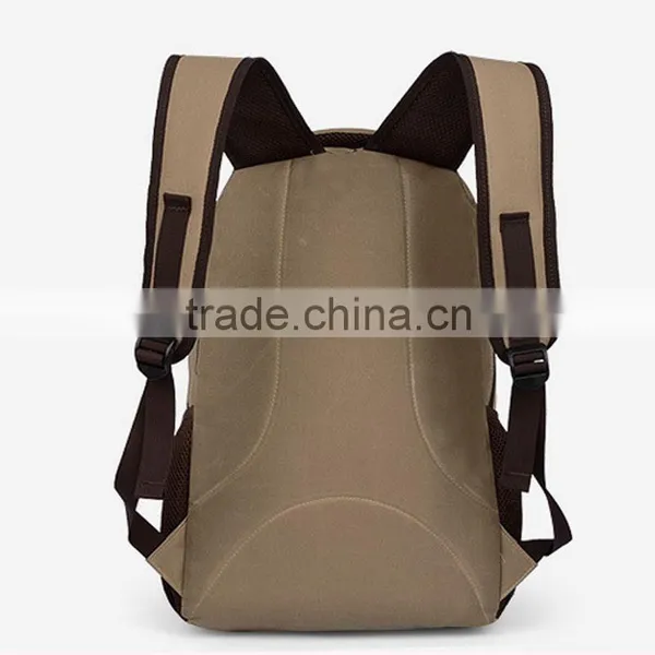 Men's Vintage Canvas Travel Backpack School Rucksack Satchel Bag Quality Choice photo-3