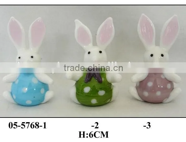 (05-5768)cute Glass Animals for Easter Gift photo-2