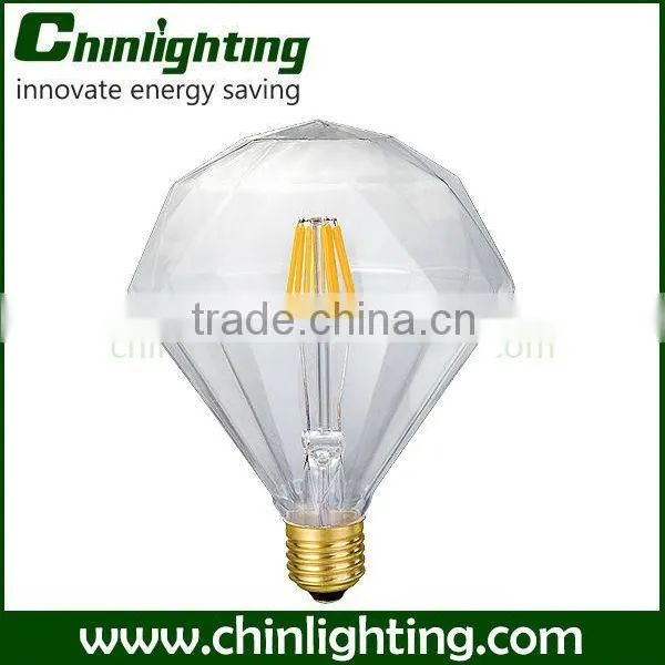 UL LED Filament G125 Bulb G95 Decorative Pendant Filament Bulbs 6w G95 Globe Edison Filament Bulb photo-2