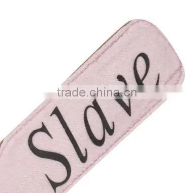 2015 Leather Spanking Paddle for Girl. Faux Leather Bondage Fetish Teacher Ruler Punishment Spanking Slave Paddle photo-2