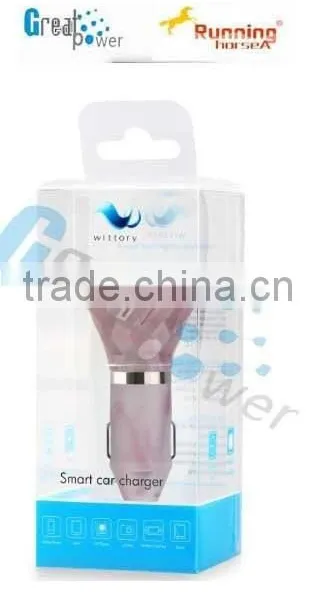 Executives Universal Daul Port Usb Car Charger for All Kinds of Cars