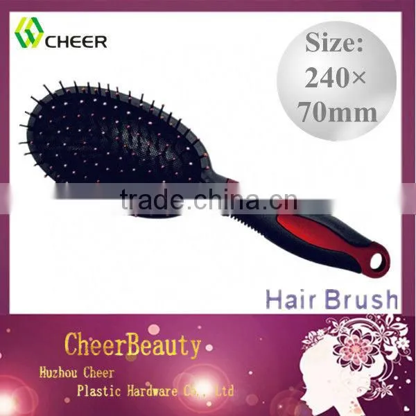 Round Paddle Plastic ABS Hair Brush Wholesale Hair Brush With Spray Pump
